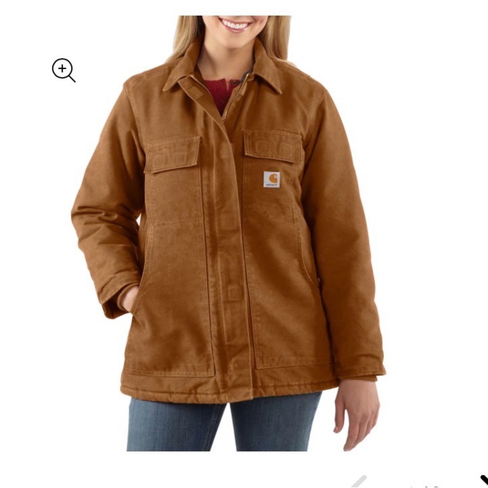 CARHARTT SANDSTONE TRADITIONAL COAT / ARCTIC-QUILT LINED